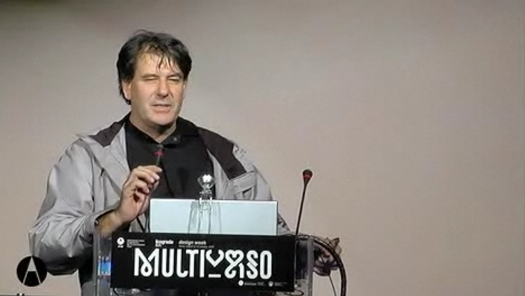 Ruedi Baur video della conferenza Multiverso dal sito di AIAP